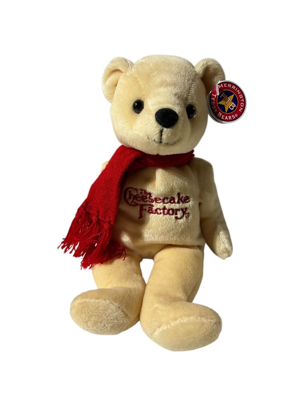 2002 Herrington Teddy Bear Limited Edition The Cheesecake Factory Plush Scarf